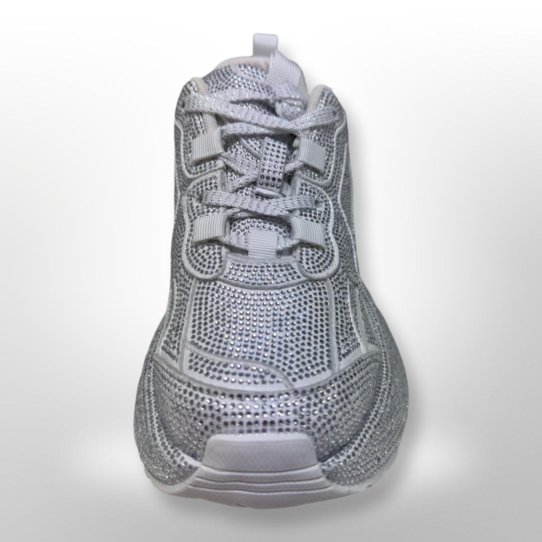 Sneaker mit Strasssteinen